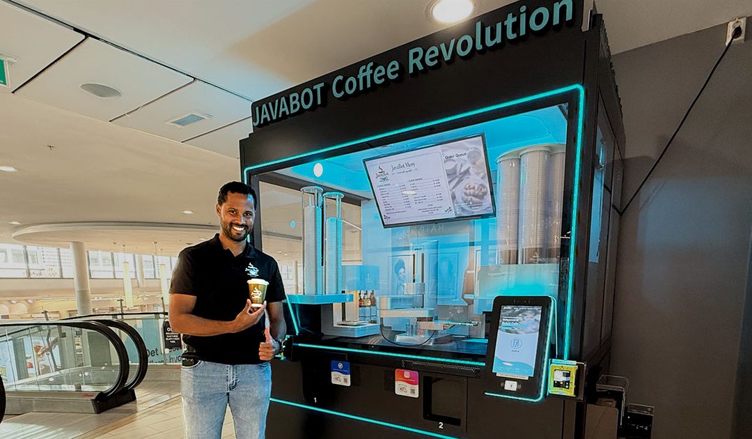 Javabot – robotkaffe, personlig kaffekunst og selvbetjent betaling